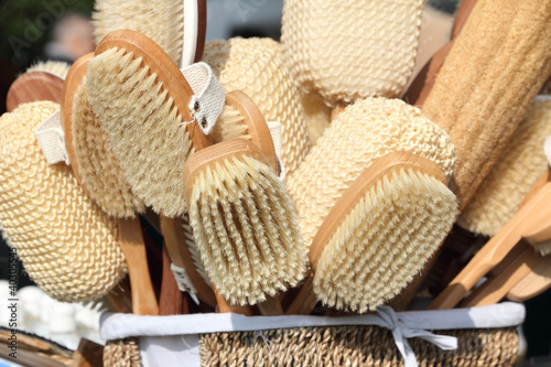 Photo: wooden SPA brush and accessories wooden SPA brush and accessories