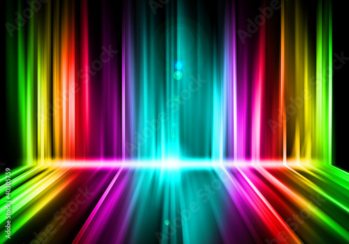 Illustration: abstract lights Colorful background abstract lights Colorful background