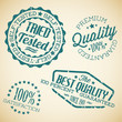Vector retro vintage stamps