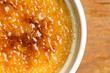 French dessert - cream brulee, burnt cream