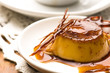 Delicious creme caramel dessert
