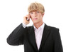 Businessman calling