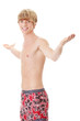 Atheletic man in shorts