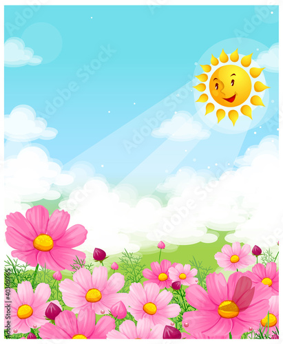 Vector: Flower blossom Flower blossom
