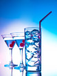 Three cocktails