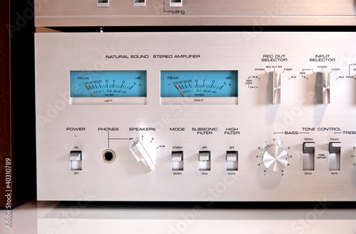 Photo: Analog Sound Recording Controls Analog Sound Recording Controls