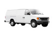 Photo: White Delivery Van on White White Delivery Van on White