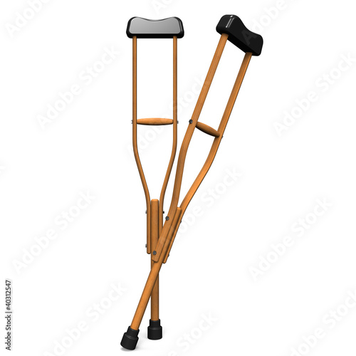 Illustration: crutch crutch