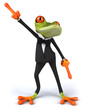 Grenouille et smoking
