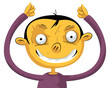 Vektor: Boy with hands up Boy with hands up