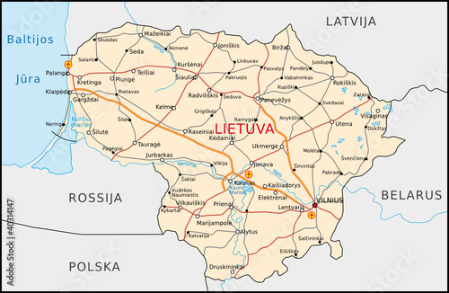 Vektor: Litauen Litauen