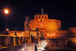 Rome, Castel Sant Angelo nigth view