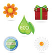 shiny nature green creative sign set shiny nature green creative sign set