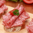 Fingerfood mit Salami