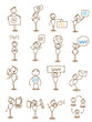 Vector: businessman technology communication concept businessman technology communication concept