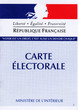 Carte électorale française