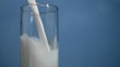 Milk flowing in super slow motion