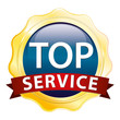 emblem button gold top service