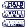 halbpension vollpension inklusive frühstück urlaub pension hotel