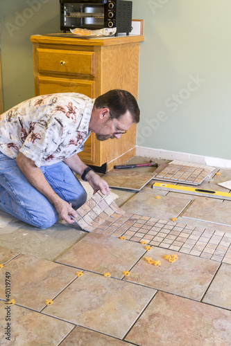 Photo: Ceramic Tile Installer Ceramic Tile Installer