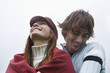Young couple smiling