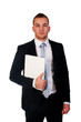 serieus looking business man with a laptop serieus looking business man with a laptop