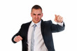 angry business man isolated angry business man isolated