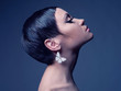 Sensual lady with earring-butterfly Sensual lady with earring-butterfly