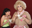 Opposite Personalities With Tea Cup