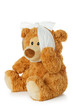 Teddy bear with toothache