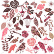 Vektor: Set of vector patch silhouettes for scrap booking Set of vector patch silhouettes for scrap booking