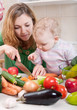 Vegetable salad preparation
