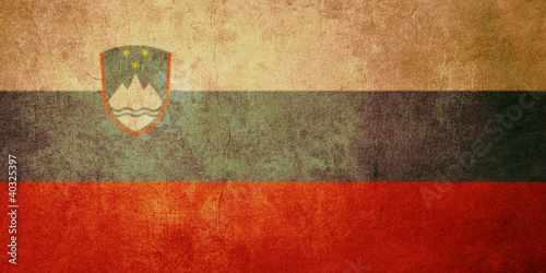 Illustration: slovenia flag slovenia flag