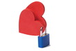 Hearts and padlock