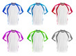 set of colorful T-shirts