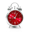 red alarm clock