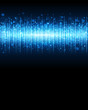 Abstract blue waveform vector background eps 10 Abstract blue waveform vector background eps 10
