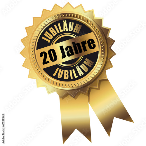 Vektor: 20 Jahre - Jubiläum gold 20 Jahre - Jubiläum gold