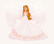 Beautiful bride card