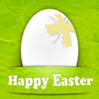 Easter greeting card with egg