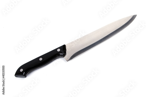 Photo: close up of a knife close up of a knife