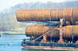 Schwertransport auf dem Wasser