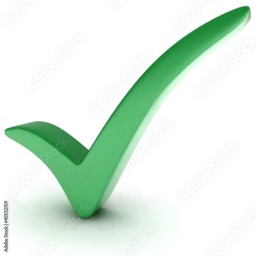 Vector: Green check mark. Vector Green check mark. Vector