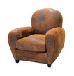 Foto: Old leather armchair Old leather armchair