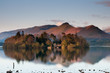 Derwent Waterand , Lake District National Park, England.