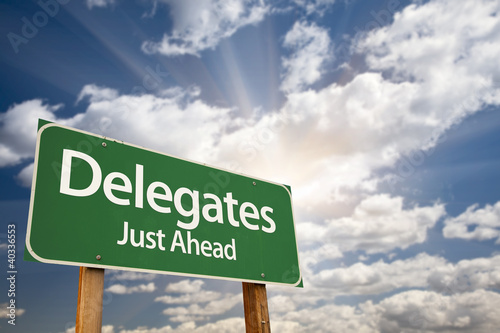 Photo: Delegates Green Road Sign and Clouds Delegates Green Road Sign and Clouds