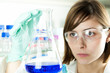 Biologist conducting experiment