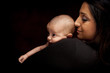 Attractive Ethnic Woman with Her Newborn Baby