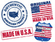 Made in USA stamps