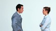 Co-workers having an argument